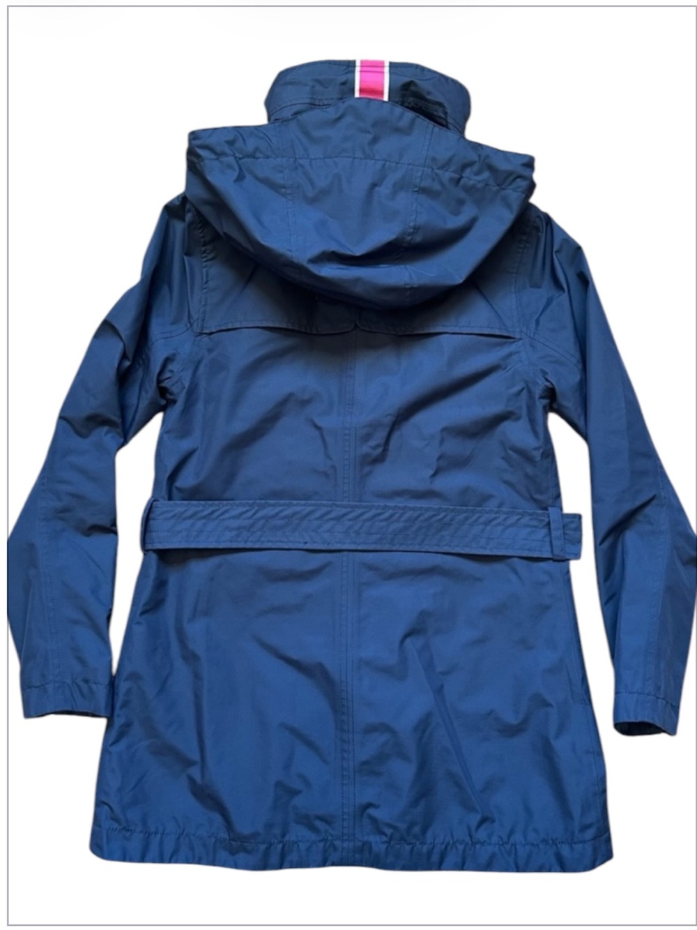 Helly Hansen Wesley Trench Coat Blue/Pink Size S - Picture 4 of 7